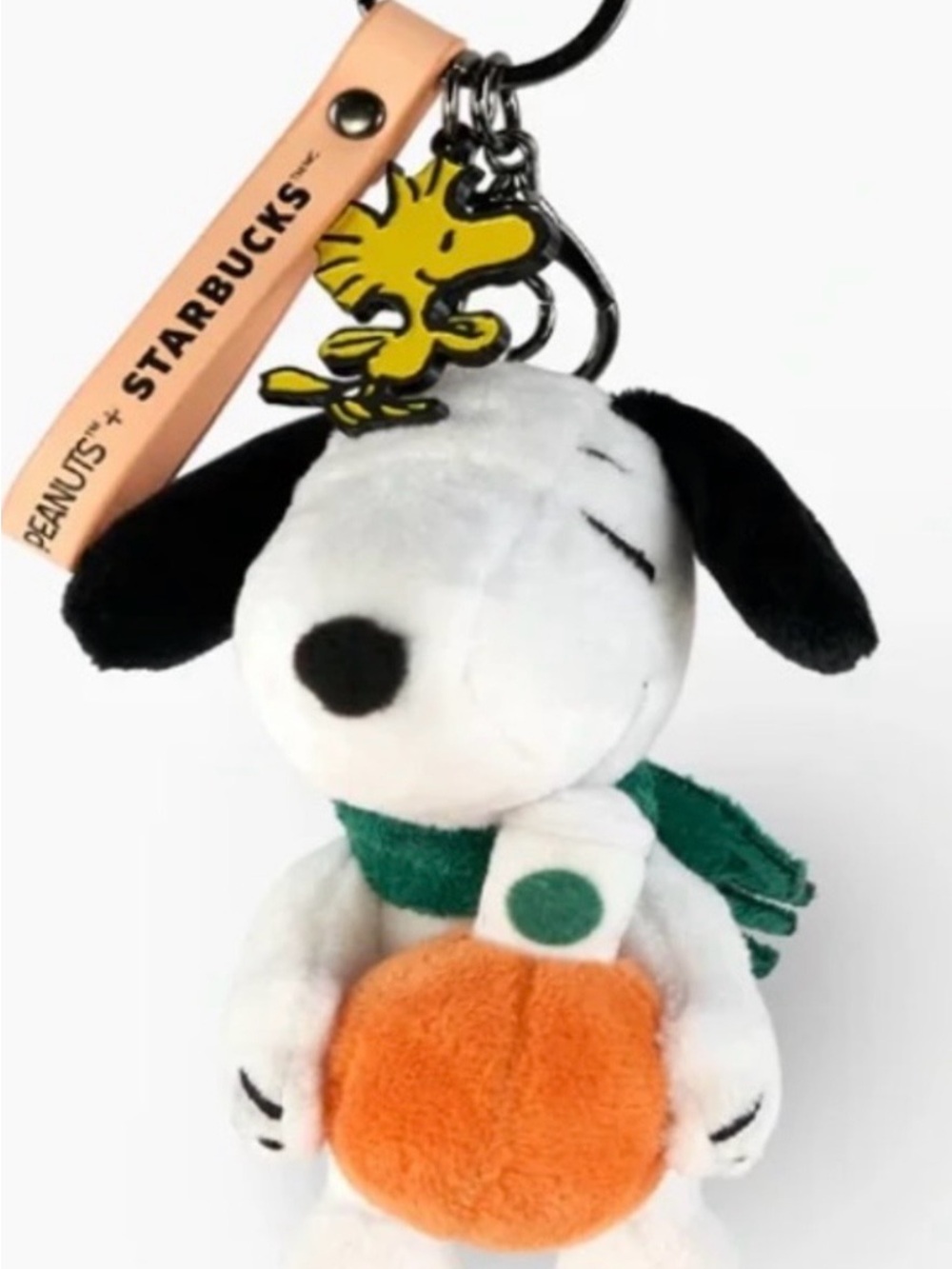 Starbucks x Peanuts Plush White Bag Charm